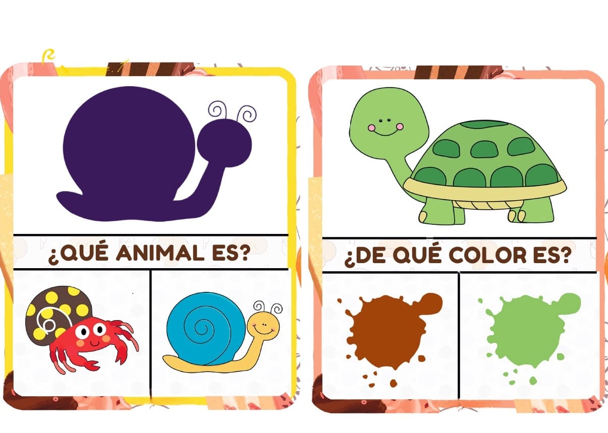 TARJETAS PARA COMPRESNION VISUAL CON TEMA VERANIGO